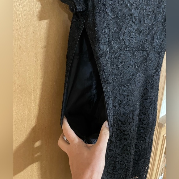 WORTHINGTON- Little black lace overlay dress - Picture 4 of 5